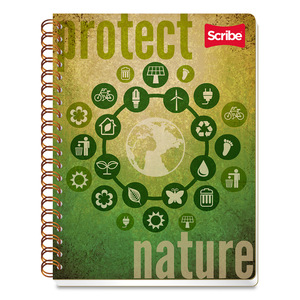 Cuaderno Profesional Scribe Ecológico Cuadro Grande 200 hojas