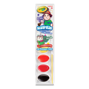 Juego de Acuarelas Escolares Lavables Crayola / 8 colores / 1 pieza más pincel