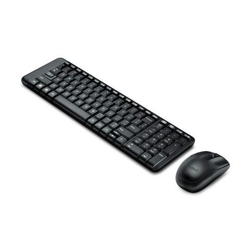 Teclado y Mouse Inalámbrico Logitech MK220 / USB / Windows / Estándar / Negro