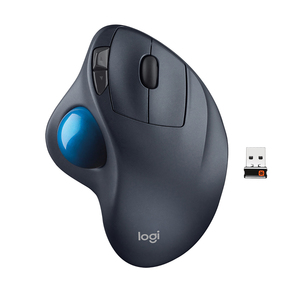 Mouse Inalámbrico Logitech M570 Trackball / Nano receptor USB / Negro con azul / PC / Laptop / Mac Mouse Inalámbrico Logitech M570 Trackball / Nano receptor USB / Negro con azul / PC / Laptop / Mac