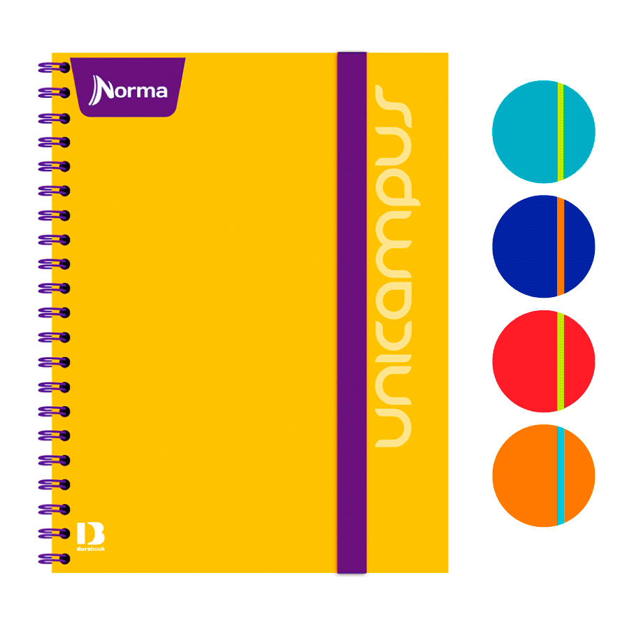 Cuaderno Universitario Norma Unicampus 582236 Cuadro grande 160 hojas | Office  Depot Mexico