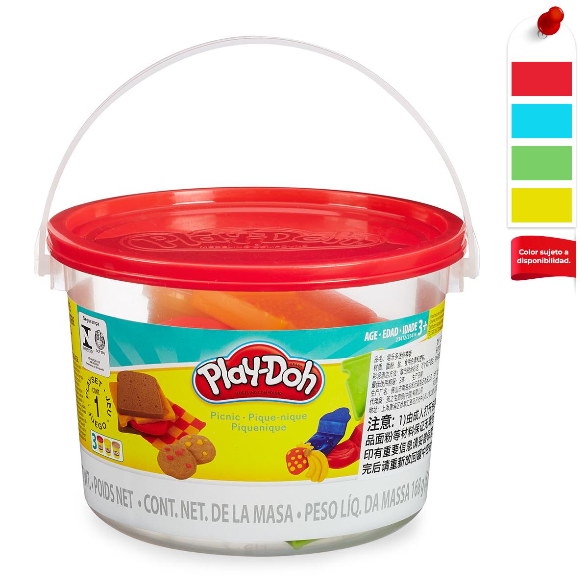 Aclarar Hay una tendencia Paradoja Plastilina Play-Doh Mini Bucket Picnic Colores surtidos 226 gr | Office  Depot Mexico