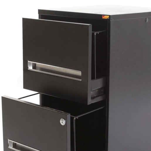ARCHIVERO TAM-MEX (NEGRO, 2 GAVETAS)