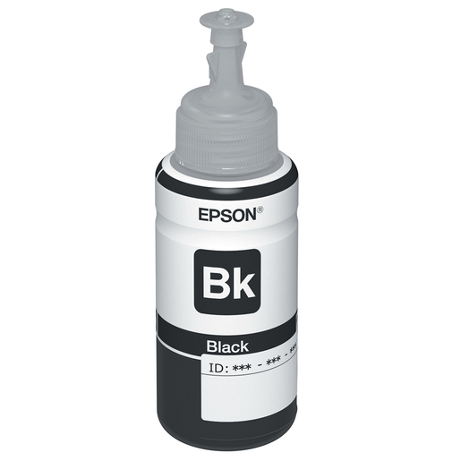 Botella de Tinta Epson T673 / T673120 AL / Negro / EcoTank