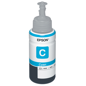 Botella de Tinta Epson T673 / T673220 AL / Cyan / EcoTank