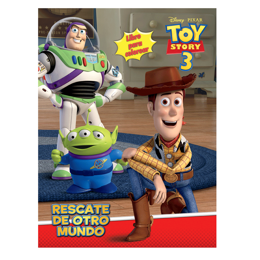 Libro Para Colorear Toy Story 3 192 Pags Office Depot Mexico