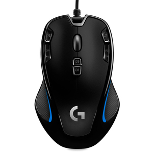 Mouse Gamer Óptico Logitech G300S / Alámbrico / USB / 2500dpi / Negro con azul Mouse Gamer Óptico Logitech G300S / Alámbrico / USB / 2500dpi / Negro con azul