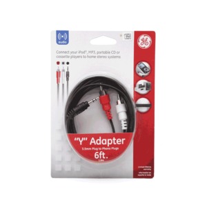 Cable Auxiliar General Electric 3.5 mm a RCA