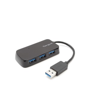 Hub USB 3.0 Targus ACH124US / 4 puertos / PC / Laptop / Mac / Negro Hub USB 3.0 Targus ACH124US / 4 puertos / PC / Laptop / Mac / Negro