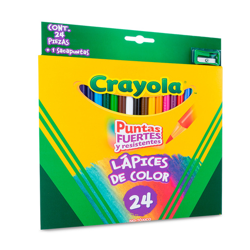 Lápices de Colores Crayola Redondos 24 piezas