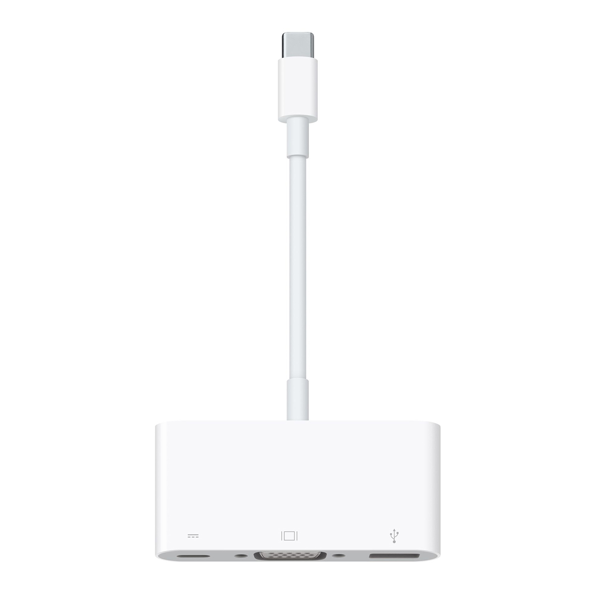 Adaptador Multipuerto Apple MJ1L2AM/A / Blanco / USB / USB Tipo C / VGA