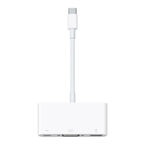 Adaptador Multipuerto Apple MJ1L2AM/A / Blanco / USB / USB Tipo C / VGA Adaptador Multipuerto Apple MJ1L2AM/A / Blanco / USB / USB Tipo C / VGA