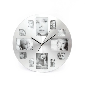 Reloj de Pared Fragments Memory Plata Reloj de Pared Fragments Memory Plata