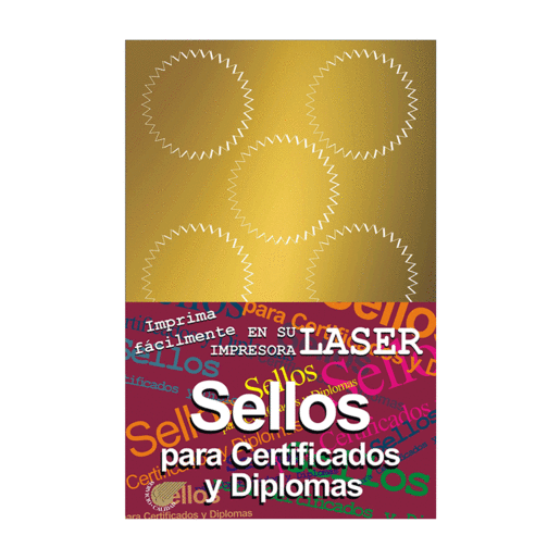 SELLOS PARA DIPLOMA Q PRODUCTOS (ORO, 56 PZS.) | Office Depot Mexico