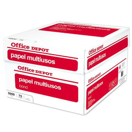 Caja de Papel Tamaño Oficio Office Depot Blanco 5000 hojas