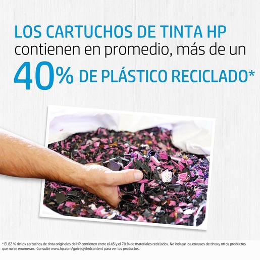 Cartucho de Tinta Hp 664 / F6V28AL / Tricolor / 100 páginas / Deskjet Ink Advantage