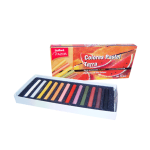 GISES AZOR PASTEL TERRA (COLORES, 12 PZS.) GISES AZOR PASTEL TERRA (COLORES, 12 PZS.)