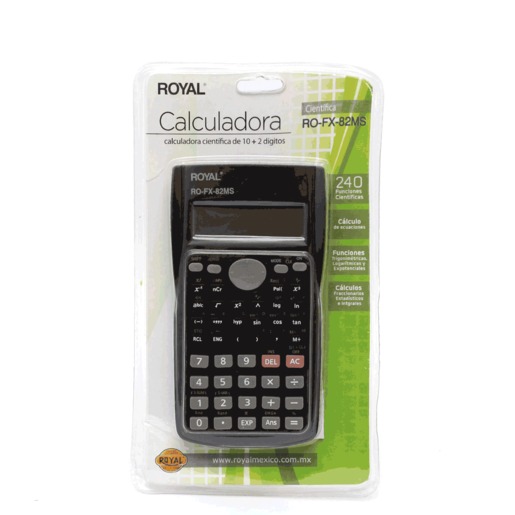 Calculadora Científica Royal RO-FX-82MS Negro
