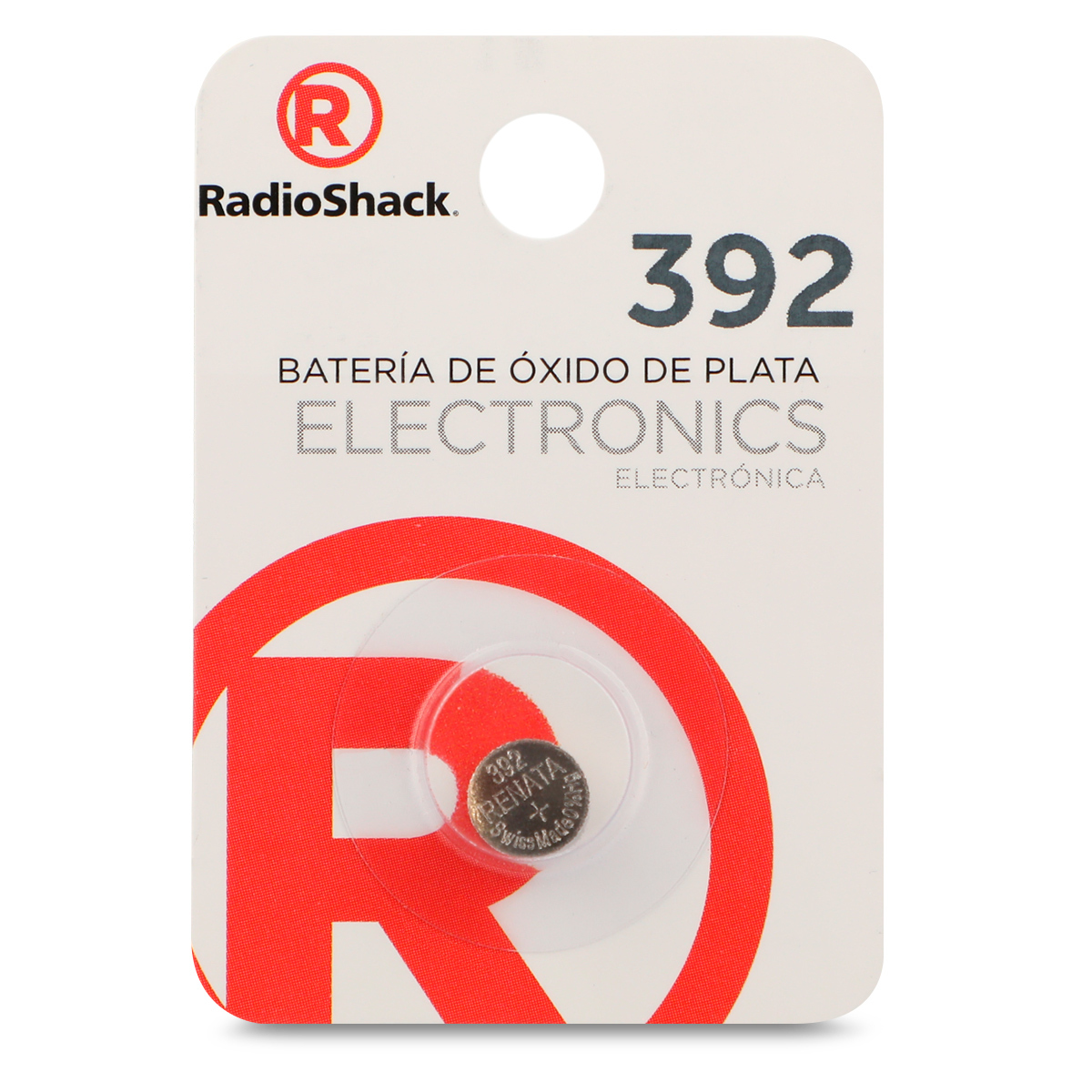 Pila de Botón 392 RadioShack / Paquete 1 pieza