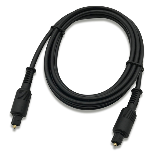 Cable Óptico Digital RadioShack / 1.8 m / Negro