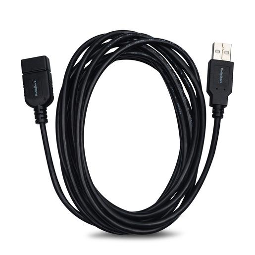  HHF - Cable USB 2.0 A/F (4.9 ft, 9.8 ft, 16.4 ft, macho a  hembra, cable alargador USB para PC, teclado y portátil), Negro), HHF-2 :  Electrónica