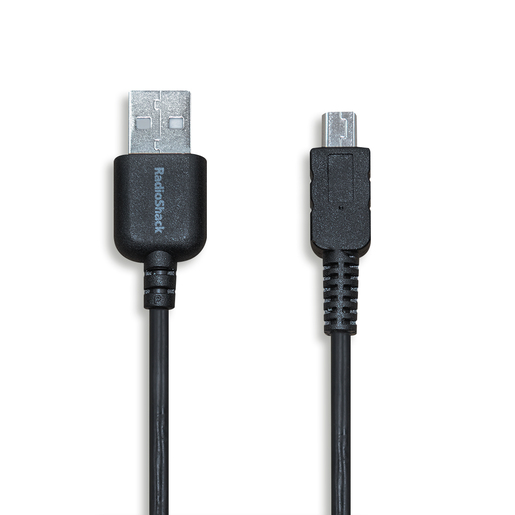 Cable USB a Mini USB RadioShack 1.82 m