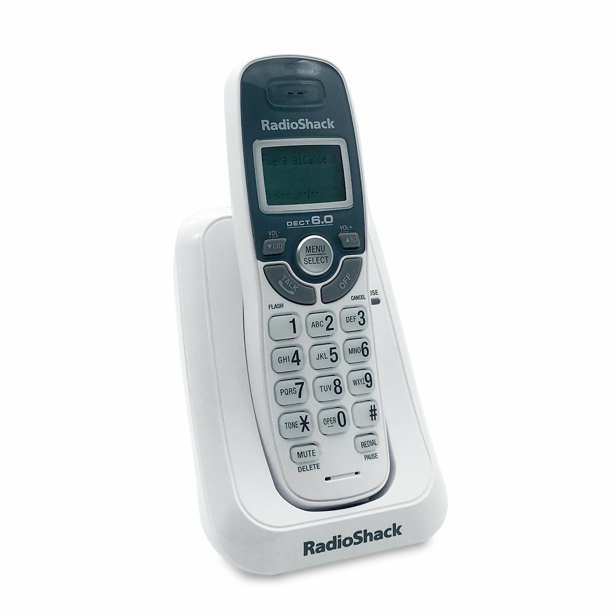 Teléfono Inalámbrico RadioShack RS6114 Blanco | Office Depot Mexico