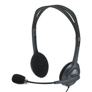 Audífonos Plegables Logitech H111 3.5 mm Gris Audífonos Plegables Logitech H111 3.5 mm Gris