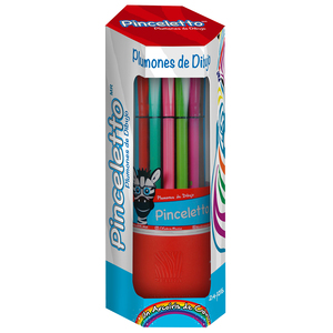 PLUMONES DE DIBUJO ZEBRA PINCELETTO (24 PZS.) PLUMONES DE DIBUJO ZEBRA PINCELETTO (24 PZS.)