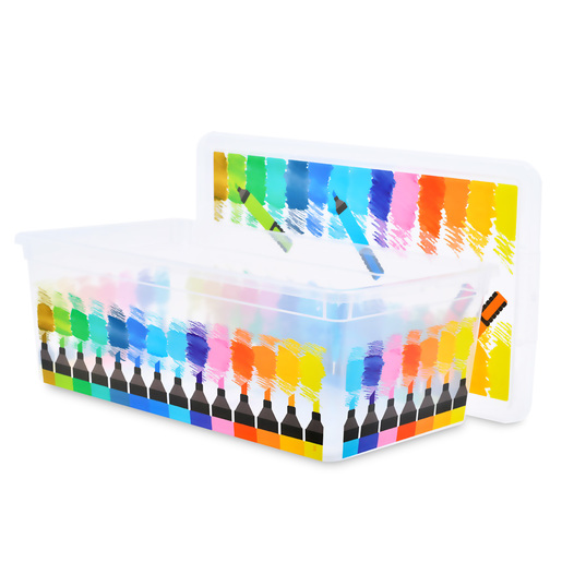 Caja de Plástico Quadrum Colours Kis / 6 litros 