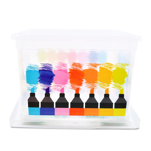 Caja de Plástico Quadrum Colours Kis / 6 litros 
