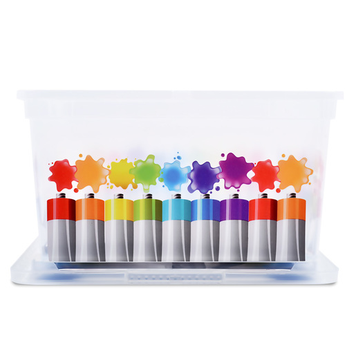 Caja de Plástico Quadrum Colours Kis / 11 litros 