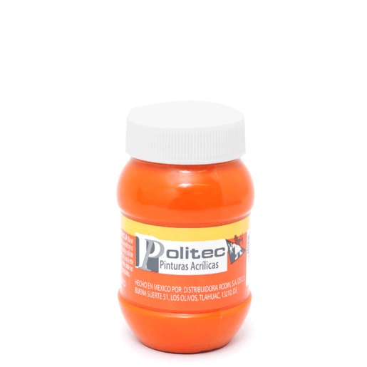 Pintura Acrílica Politec 308 Naranja 100 ml