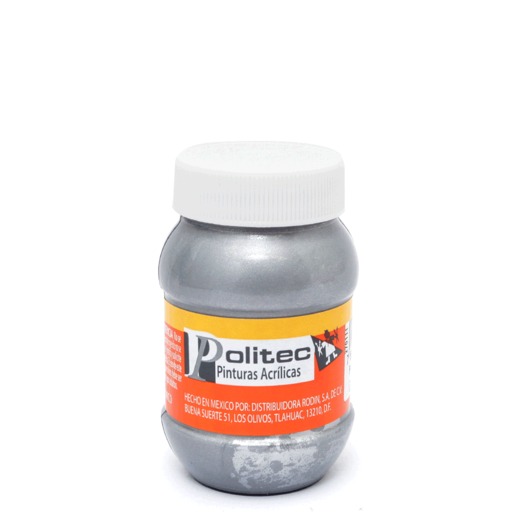 PINTURA ACRILICA POLITEC (PLATA, 100 ML) | Office Depot Mexico