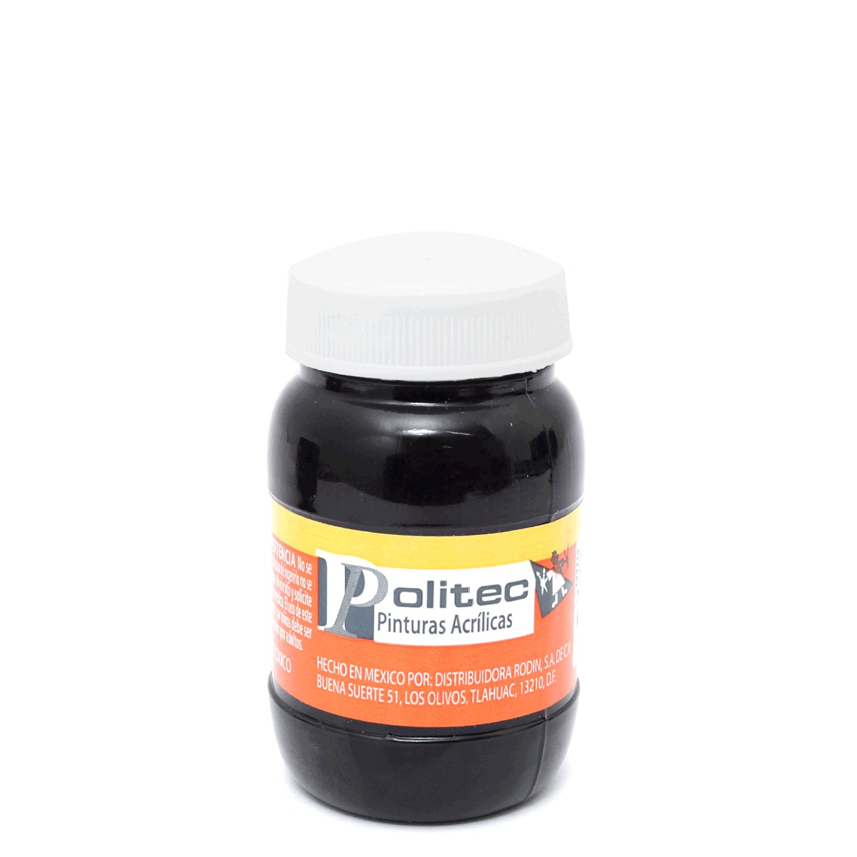 Pintura Acrílica Politec 302 Negro Intenso 100 ml