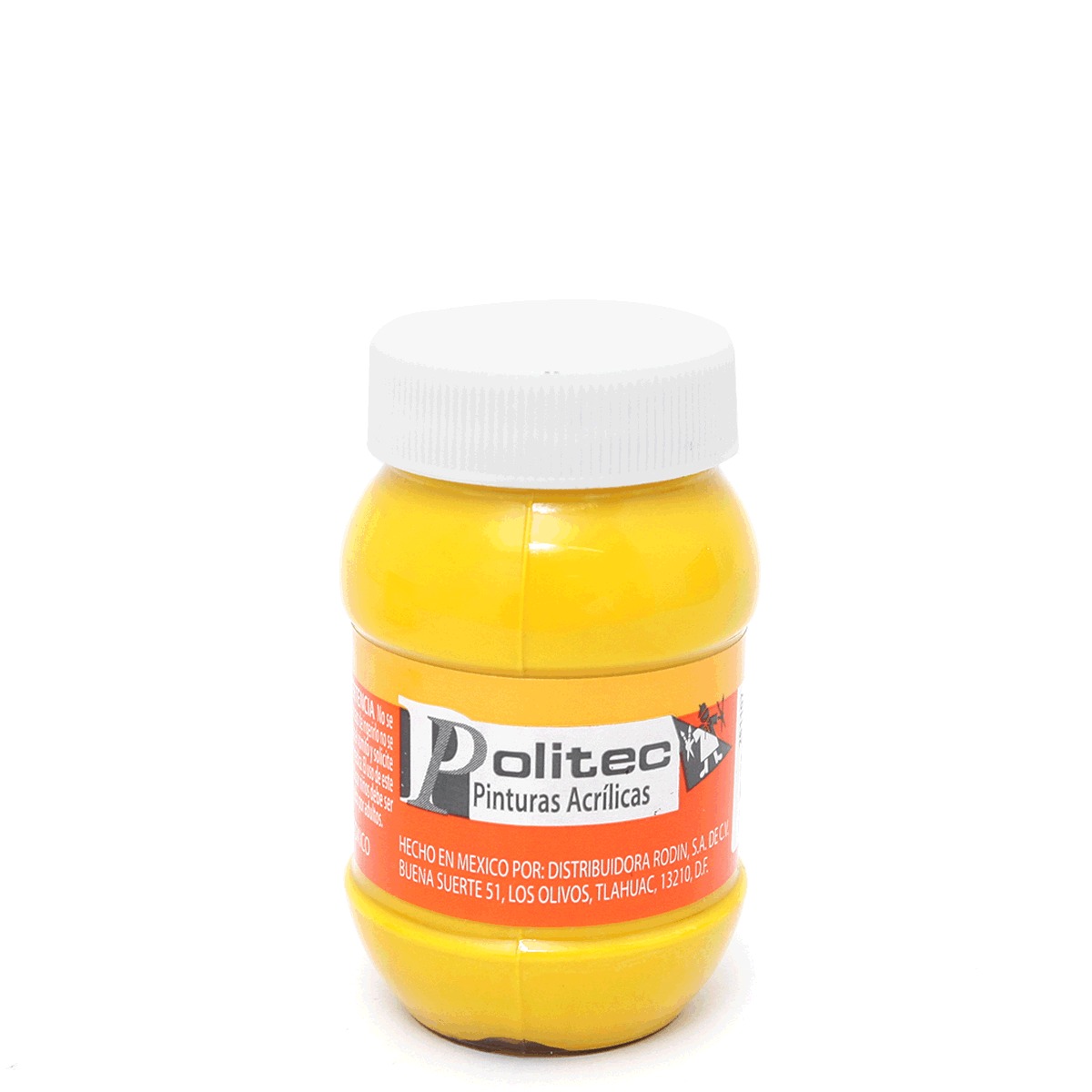 PINTURA ACRILICA POLITEC (AMARILLO MEDIO, 100 ML) | Office Depot Mexico