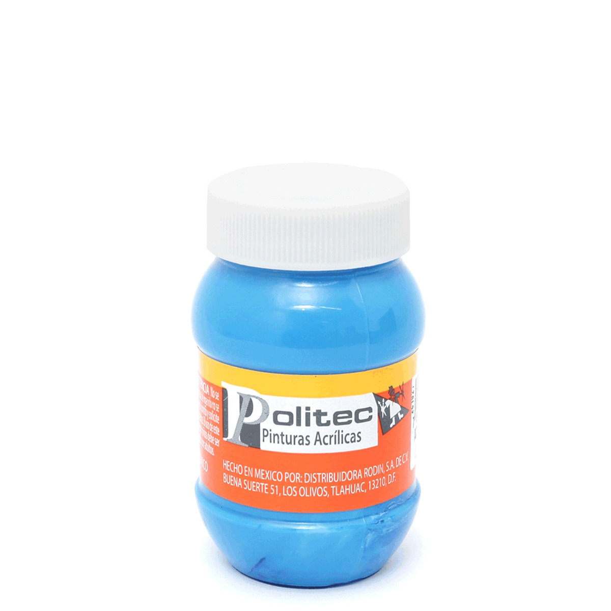 Pintura Acrílica Politec 313 / Azul celeste / 1 pieza / 250 ml