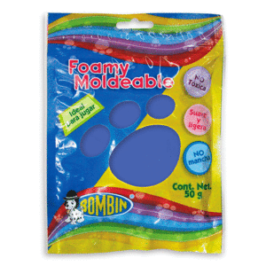 Foamy Moldeable Rodin Bombin Azul 1 pieza 50 gr Foamy Moldeable Rodin Bombin Azul 1 pieza 50 gr