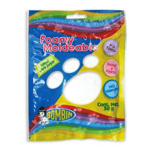 Foamy Moldeable Rodin Bombin Blanco 1 pieza 50 gr Foamy Moldeable Rodin Bombin Blanco 1 pieza 50 gr