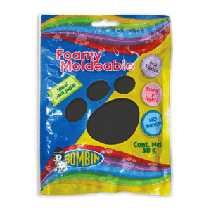 Foamy Moldeable Rodin Bombin Negro 1 pieza 50 gr Foamy Moldeable Rodin Bombin Negro 1 pieza 50 gr