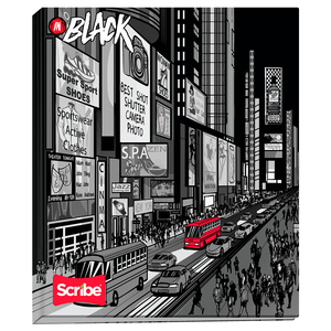 Carpeta Carta con Arillo en O Scribe InBlack / 100 hojas Carpeta Carta con Arillo en O Scribe InBlack / 100 hojas