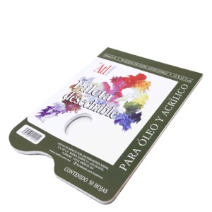 Paleta de Papel Desechable Rodin ATL 50 hojas Paleta de Papel Desechable Rodin ATL 50 hojas