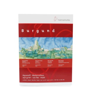 PAPEL ACUARELA HAHNEMUHLE BURGUND (250 GR  20 H.)