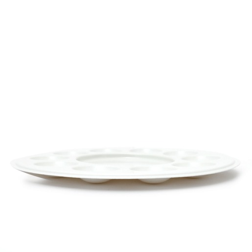 Godete de Plástico Circular No.10 para Óleo y Acrílico Rodin ATL / Blanco / 1 pieza