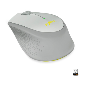 Mouse Inalámbrico Logitech M280 / Receptor USB / Gris con verde / PC / Laptop Mouse Inalámbrico Logitech M280 / Receptor USB / Gris con verde / PC / Laptop