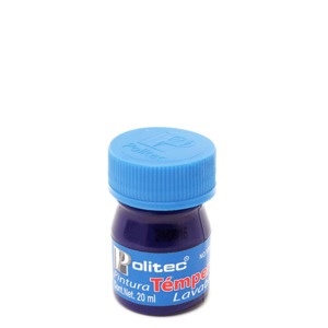 Pintura Témpera Lavable Politec 66 / Azul ultramar / 1 pieza / 20 ml
