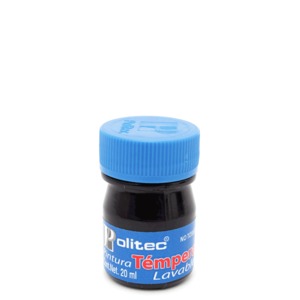 Pintura Témpera Politec 73 Negro Bujía 20 ml Pintura Témpera Politec 73 Negro Bujía 20 ml