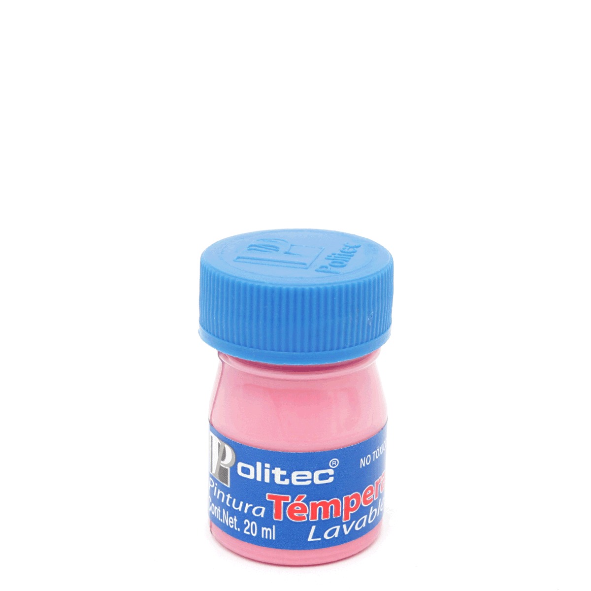 Pintura Témpera Lavable Politec 82 / Rosa pastel / 1 pieza / 20 ml