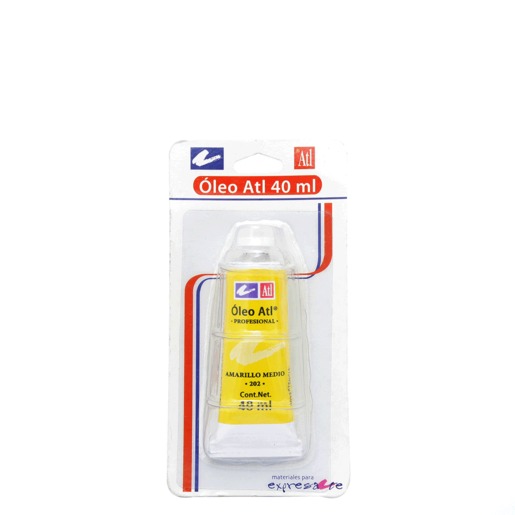 Pintura al Óleo Profesional Rodin ATL 202 Amarillo Medio 40 ml