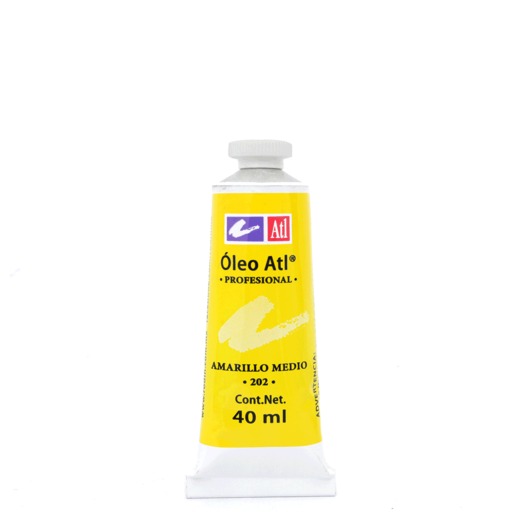 Pintura al Óleo Profesional Rodin ATL 202 Amarillo Medio 40 ml